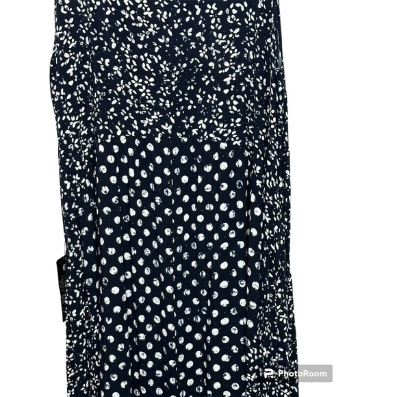 NWT Avenue Womens Kylee Crush Dress‎ Size 22/24 (3X) Midi Length Batik Spot Mix - Picture 8 of 12